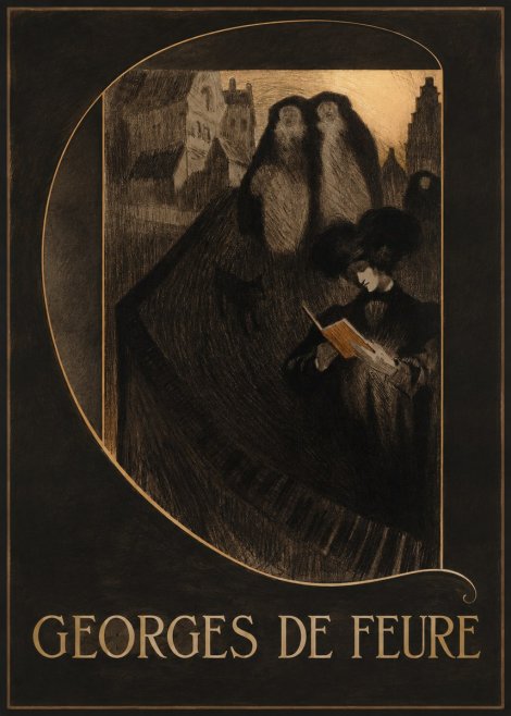 Georges de Feure La Liseuse No3 - Affiche