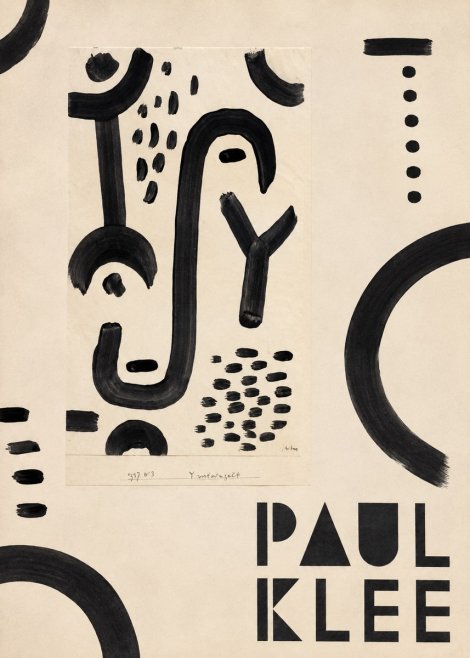 Paul Klee Face of the Goddess No5 - Affiche