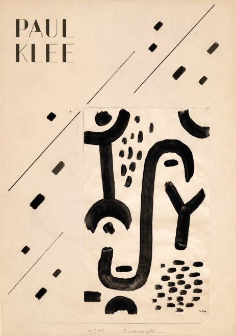 Paul Klee Face of the Goddess No6 - Affiche