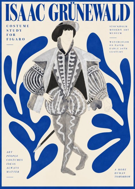 Isaac Grünewald Figaro II No6 - Affiche