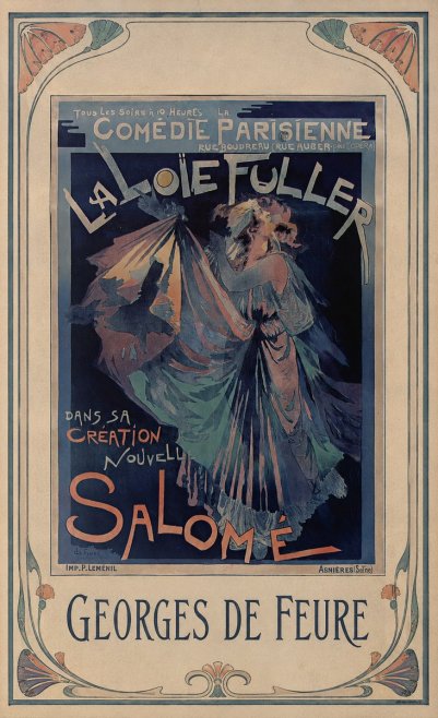 Georges de Feure La Loïe Fuller - Salomé II No1 - Affiche