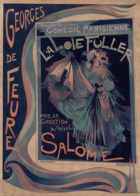 Georges de Feure La Loïe Fuller - Salomé II No2 - Affiche