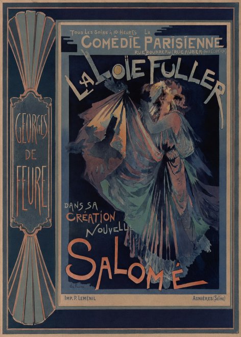 Georges de Feure La Loïe Fuller - Salomé II No3 - Affiche