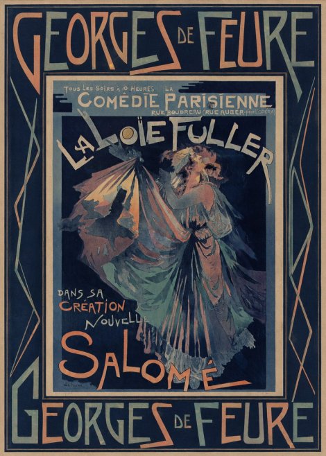 Georges de Feure La Loïe Fuller - Salomé II No5 - Affiche
