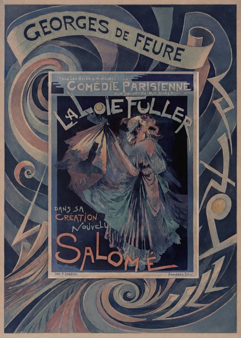 Georges de Feure La Loïe Fuller - Salomé II No6 - Affiche