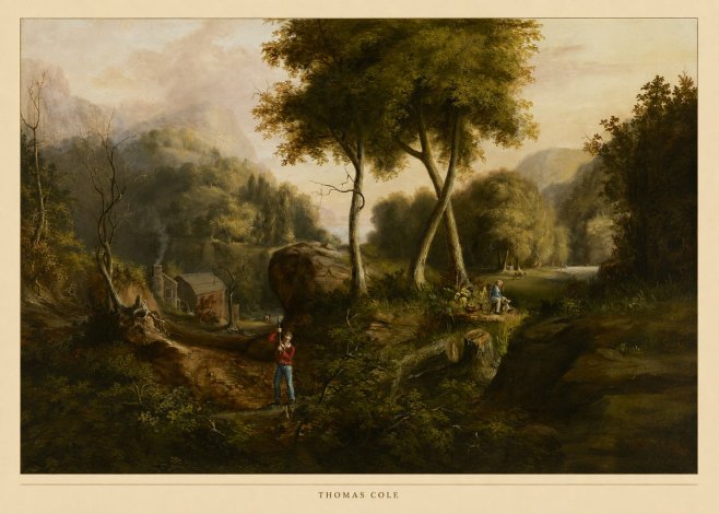 Thomas Cole The Hunter's Return I No5 - Affiche