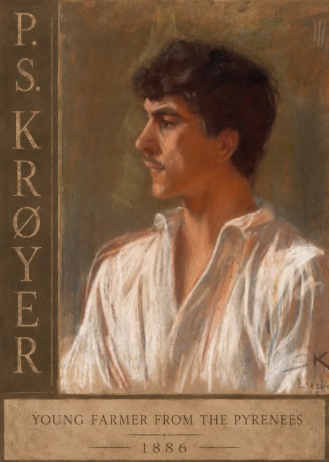 P.S. Krøyer Young Farmer from the Pyrenees No3 - Affiche