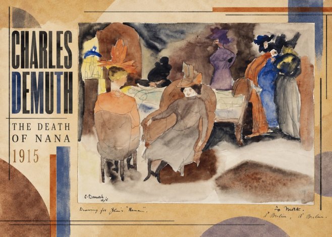 Charles Demuth The Death of Nana No2 - Affiche