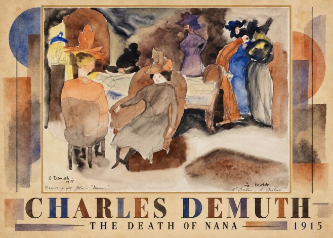 Charles Demuth The Death of Nana No3 - Affiche