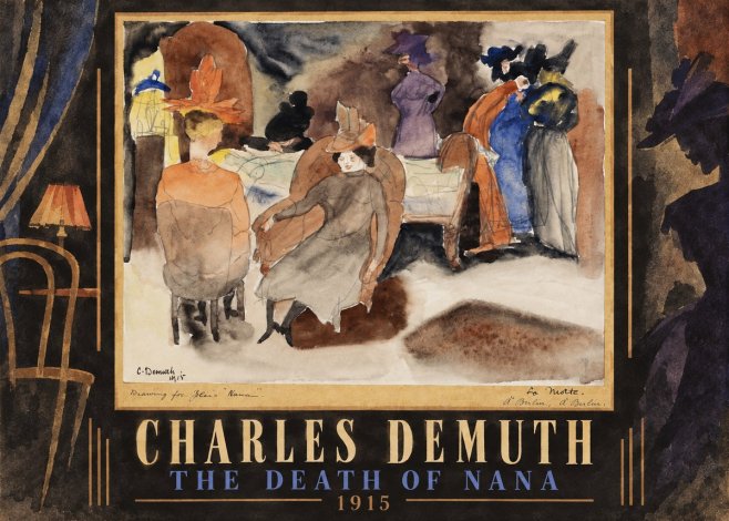 Charles Demuth The Death of Nana No5 - Affiche