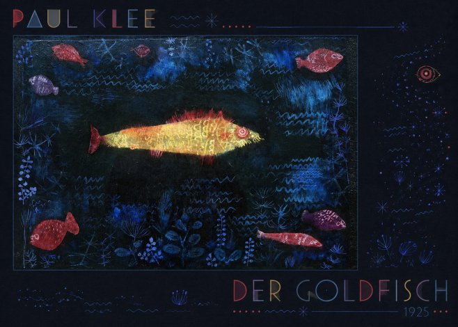 Paul Klee Der Goldfisch No6 - Affiche
