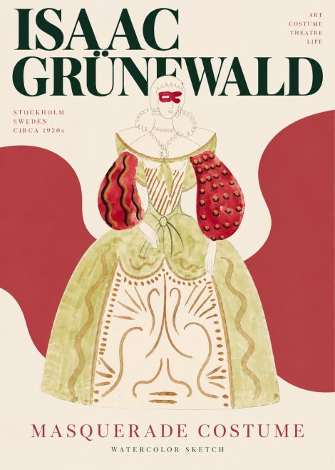 Isaac Grünewald Masquerade Costume No3 - Affiche