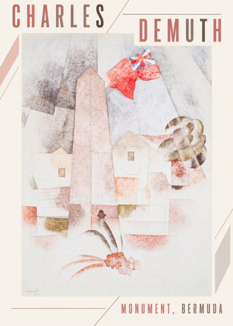 Charles Demuth Monument, Bermuda No3 - Affiche