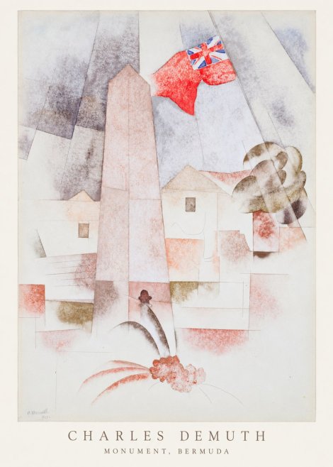 Charles Demuth Monument, Bermuda No6 - Affiche