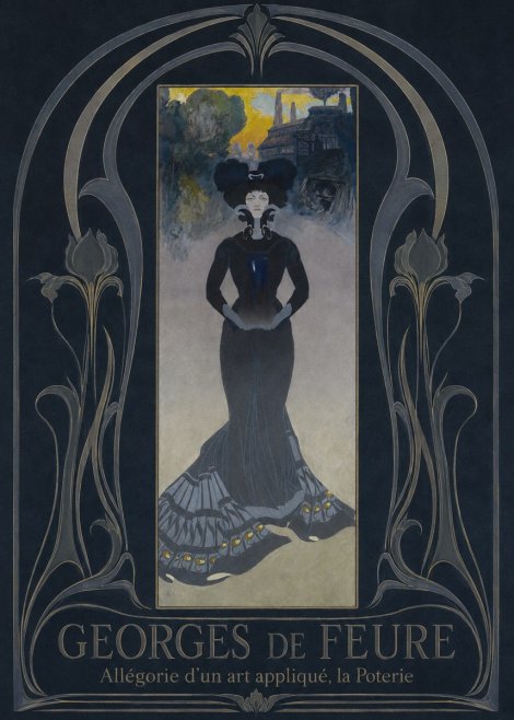 Georges de Feure Allégorie D'un Art Appliqué, La Poterie No3 - Affiche