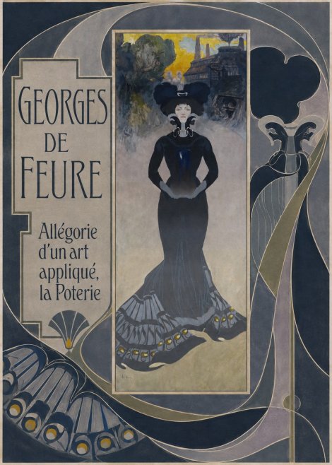 Georges de Feure Allégorie D'un Art Appliqué, La Poterie No5 - Affiche