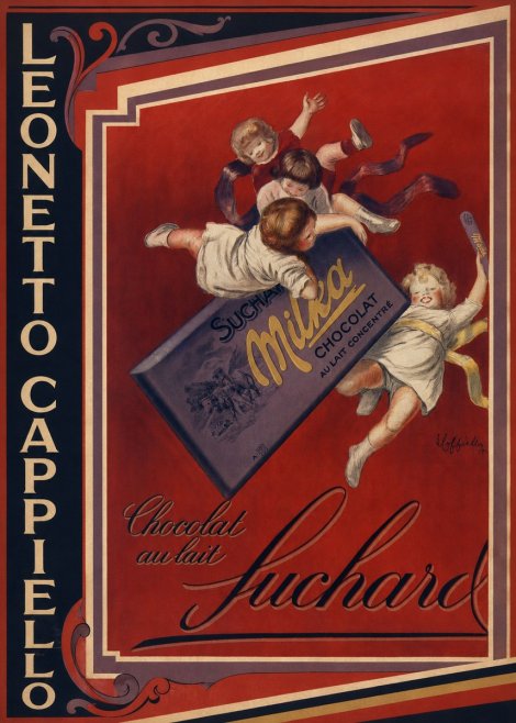 Leonetto Cappiello Suchard Milka Chocolat No2 - Affiche