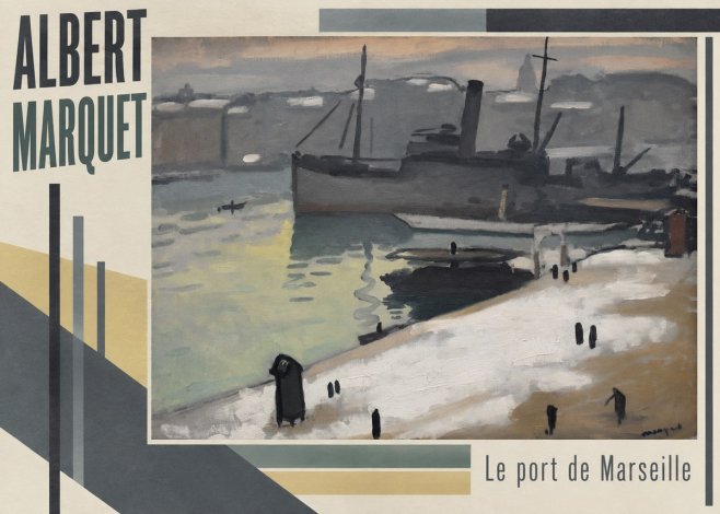 Albert Marquet Le Port De Marseille II No5 - Affiche