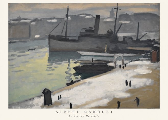 Albert Marquet Le Port De Marseille II No6 - Affiche