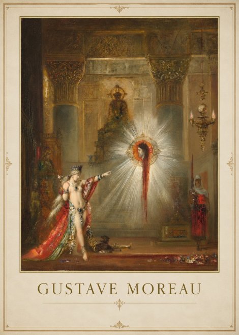 Gustave Moreau The Apparition II No1 - Affiche