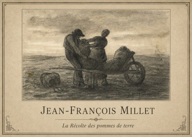 Jean-François Millet La Récolte Des Pommes De Terre No1 - Affiche