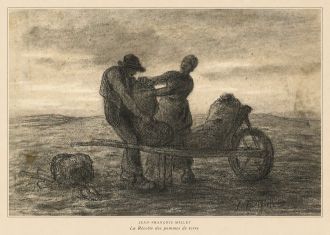 Jean-François Millet La Récolte Des Pommes De Terre No6 - Affiche