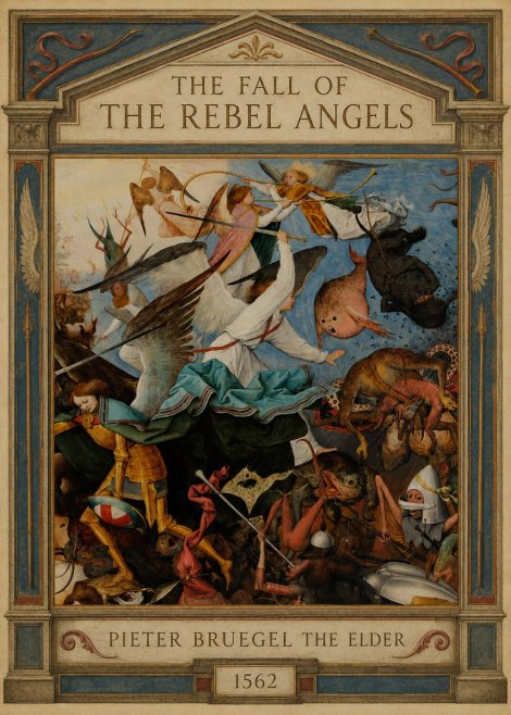 Pieter Bruegel The Fall of the Rebel Angels IV No3 - Affiche
