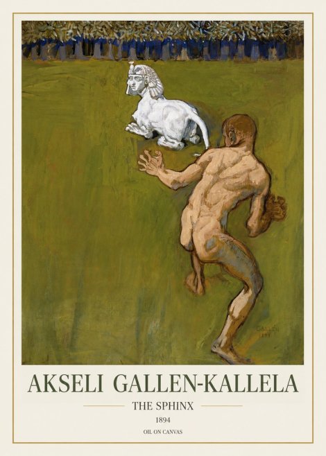 Akseli Gallen-Kallela Väinämöinen's Kantele No2 - Affiche