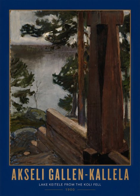 Akseli Gallen-Kallela Lake Keitele from the Koli Fell No2 - Affiche