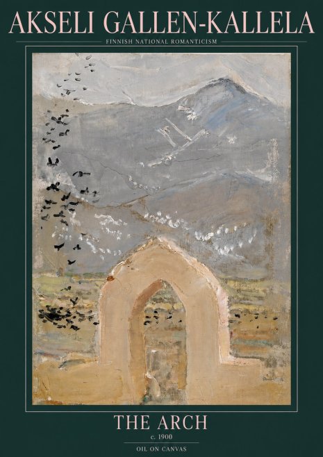 Akseli Gallen-Kallela The Arch No3 - Affiche