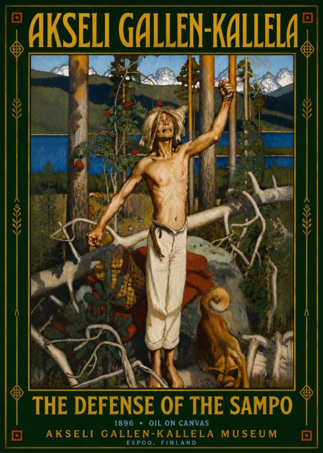Akseli Gallen-Kallela The Defense of the Sampo No6 - Affiche