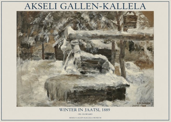 Akseli Gallen-Kallela Winter in Jaatsi, 1889 No1 - Affiche