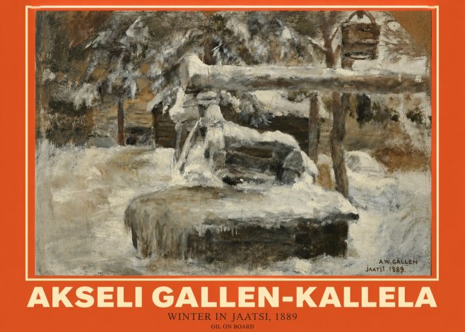 Akseli Gallen-Kallela Winter in Jaatsi, 1889 No2 - Affiche