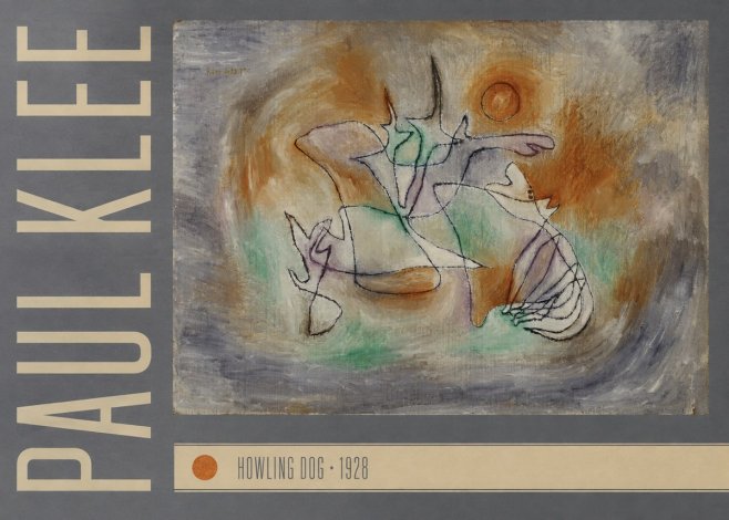 Paul Klee Howling Dog No3 - Affiche