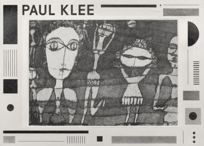 Paul Klee Specter of a Genius No3 - Affiche