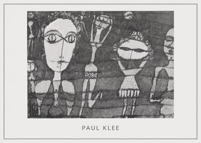 Paul Klee Specter of a Genius No5 - Affiche