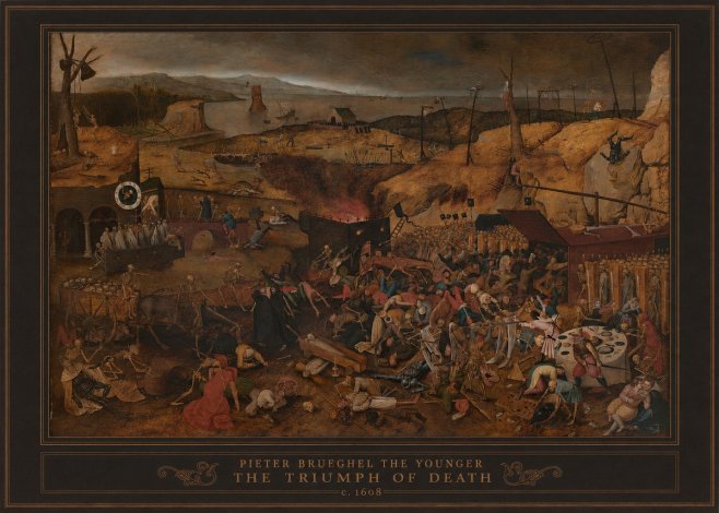 Pieter Bruegel The Triumph of Death II No1 - Affiche