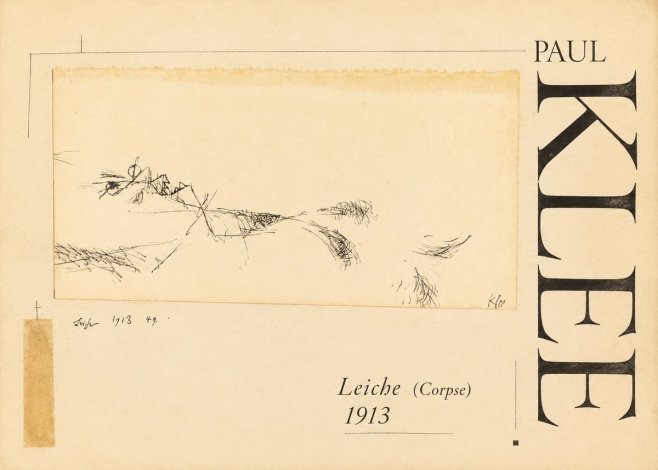 Paul Klee Leiche (Corpse) No3 - Affiche