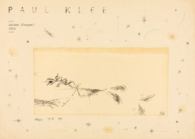 Paul Klee Leiche (Corpse) No4 - Affiche