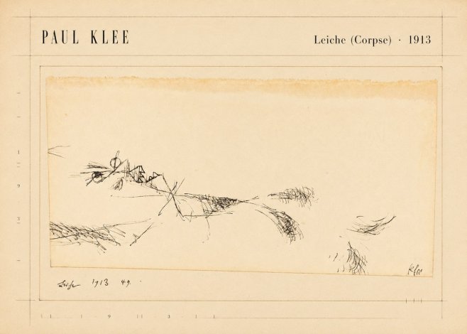 Paul Klee Leiche (Corpse) No5 - Affiche