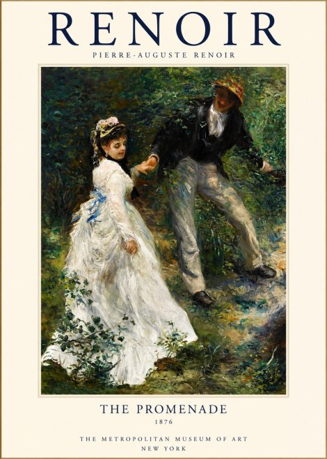 Renoir The Promenade No1 - Affiche