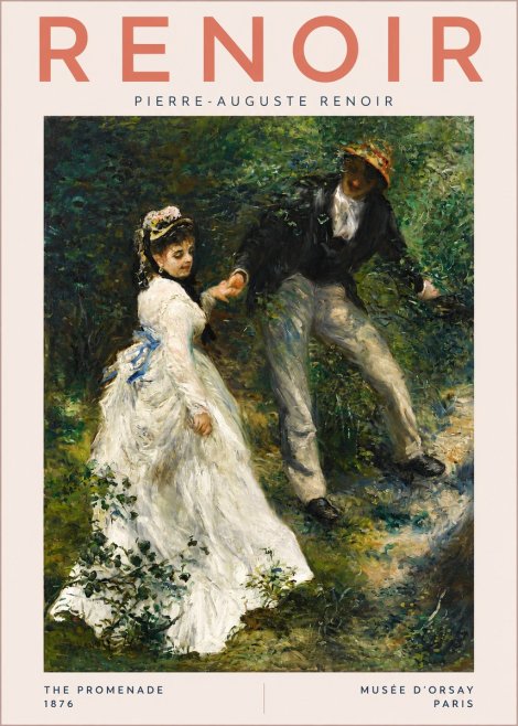 Renoir The Promenade No3 - Affiche