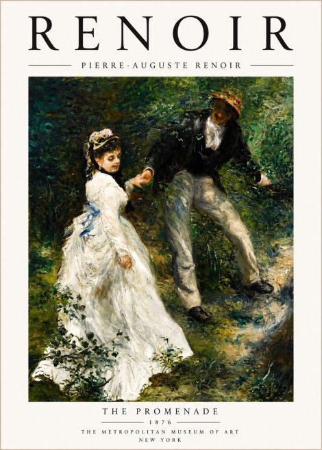 Renoir The Promenade No6 - Affiche