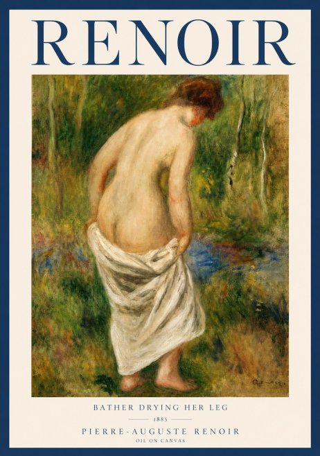 Renoir Young Bather No3 - Affiche