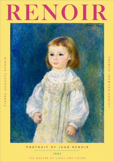 Renoir Portrait of Jean Renoir No4 - Affiche