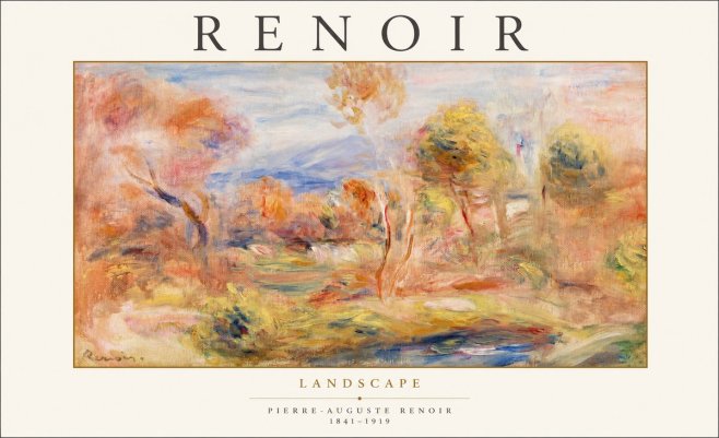 Renoir Landscape No1 - Affiche