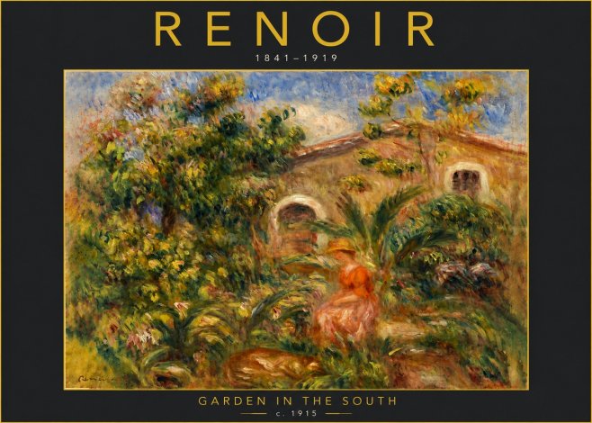 Renoir Garden in the South No6 - Affiche