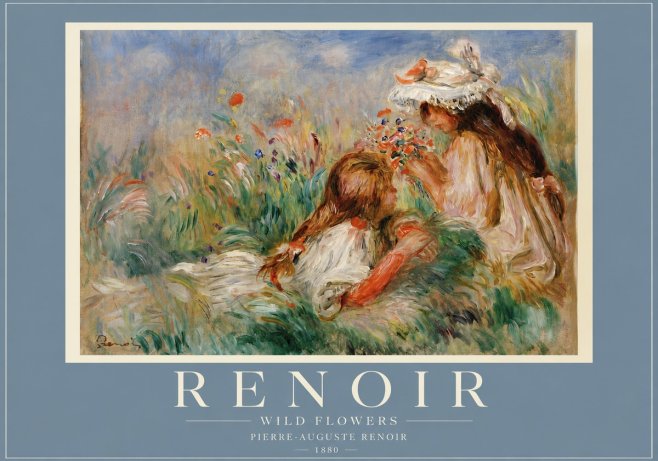 Renoir Wild Flowers No3 - Affiche