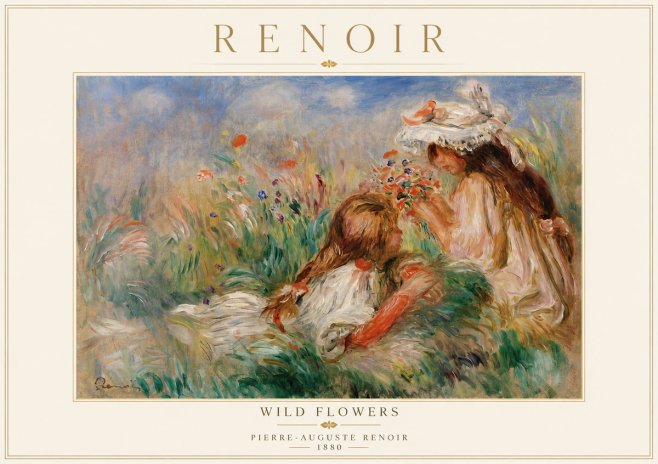 Renoir Wild Flowers No5 - Affiche