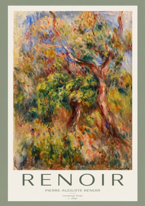Renoir Landscape Study No2 - Affiche